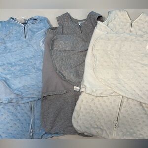 Halo Sleep Sacks - Blue, Gray, Cream